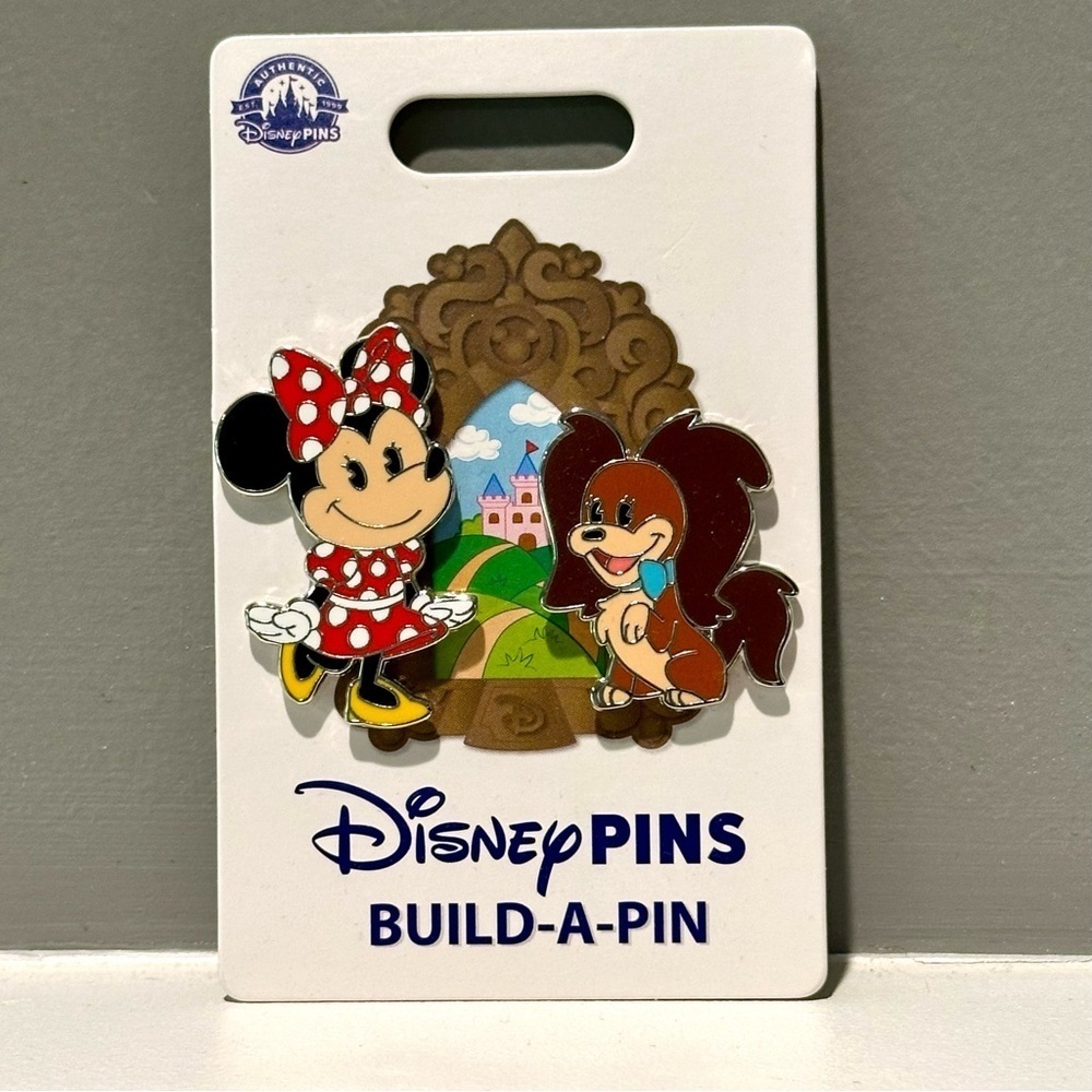 Disney Pins Build-A-Pin Minnie Mouse and Fifi Dog